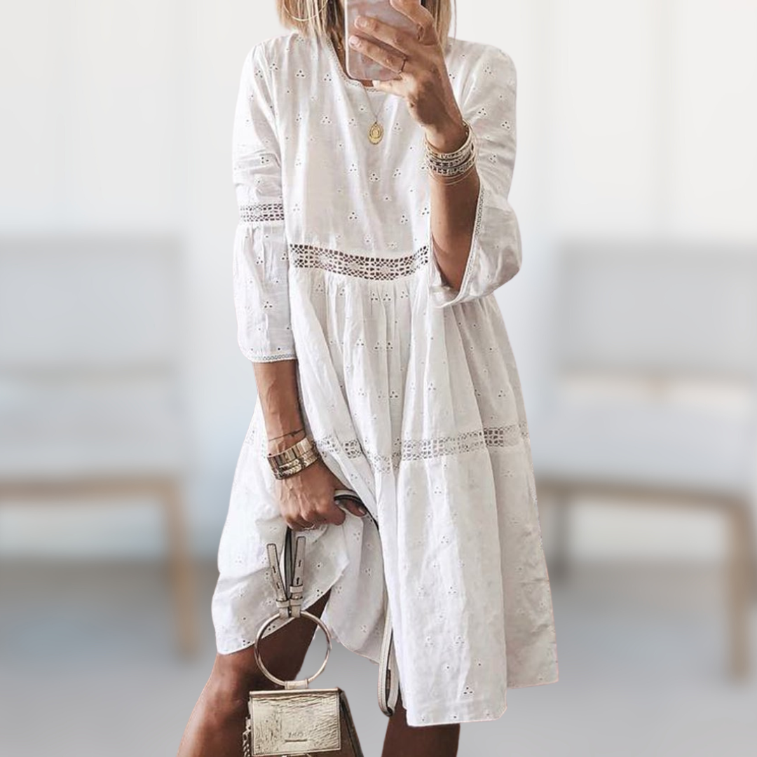 Indira - Boho Midi Dress