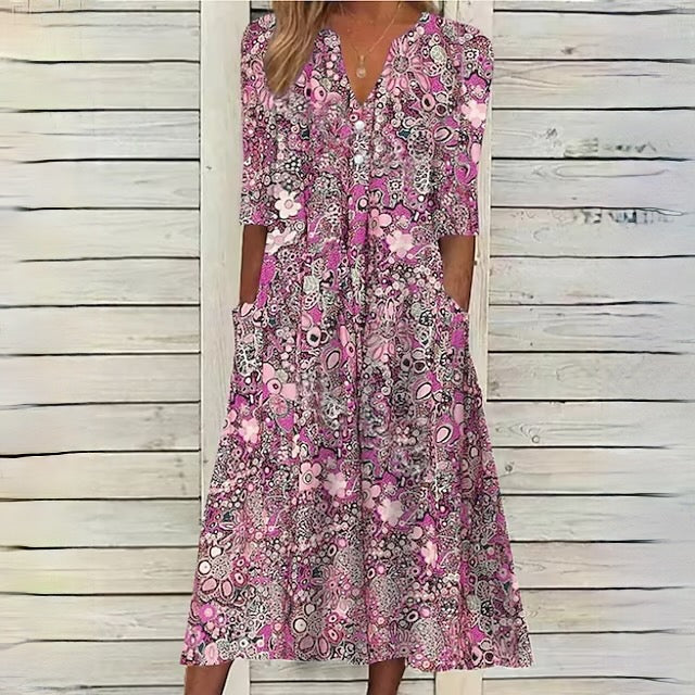 Rose - Trendy and Comfortable Summer Dress